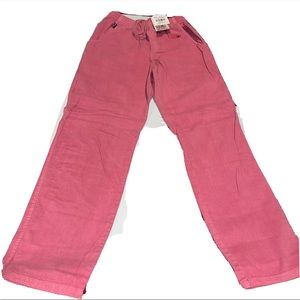 Crazy Shirts new PANTS CRANBERRY DYED Cotton Hawaii Island UNISEX 34”LONG 50 SPF